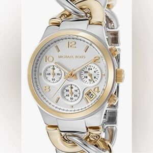 Michael Kors Runway Two tone twist watch